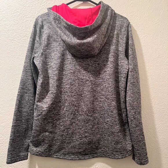 Under Armour‎ Storm Coldgear Hoodie Gray Space Dye Women's Sweater Size S - Picture 2 of 7